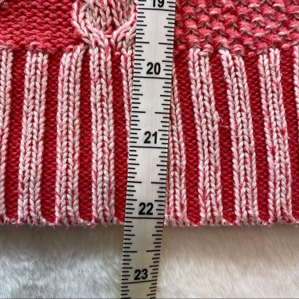 Mossimo Crew Neck Knit Sweater W/Front Cable Design Size XL